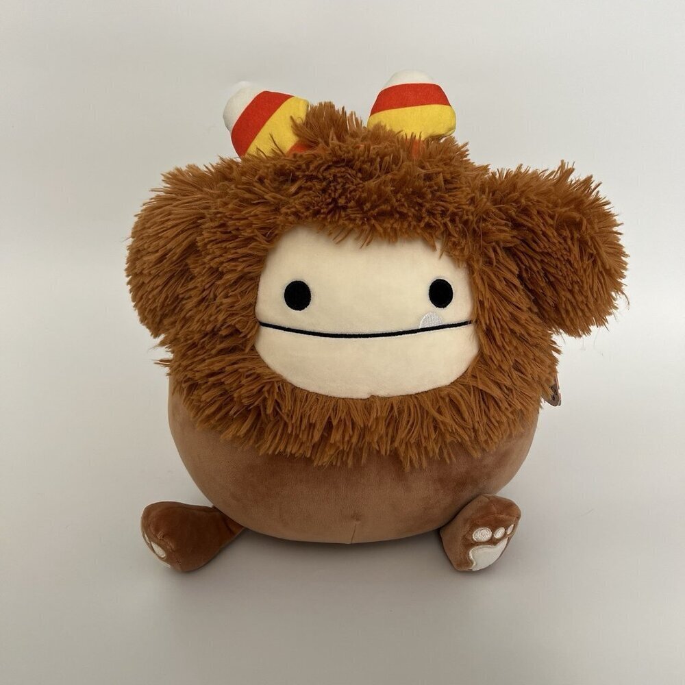Halloween Squishmallows 12" Benny Bigfoot Candy Corn Kellytoy Plush Ed 2022 - Picture 11 of 13